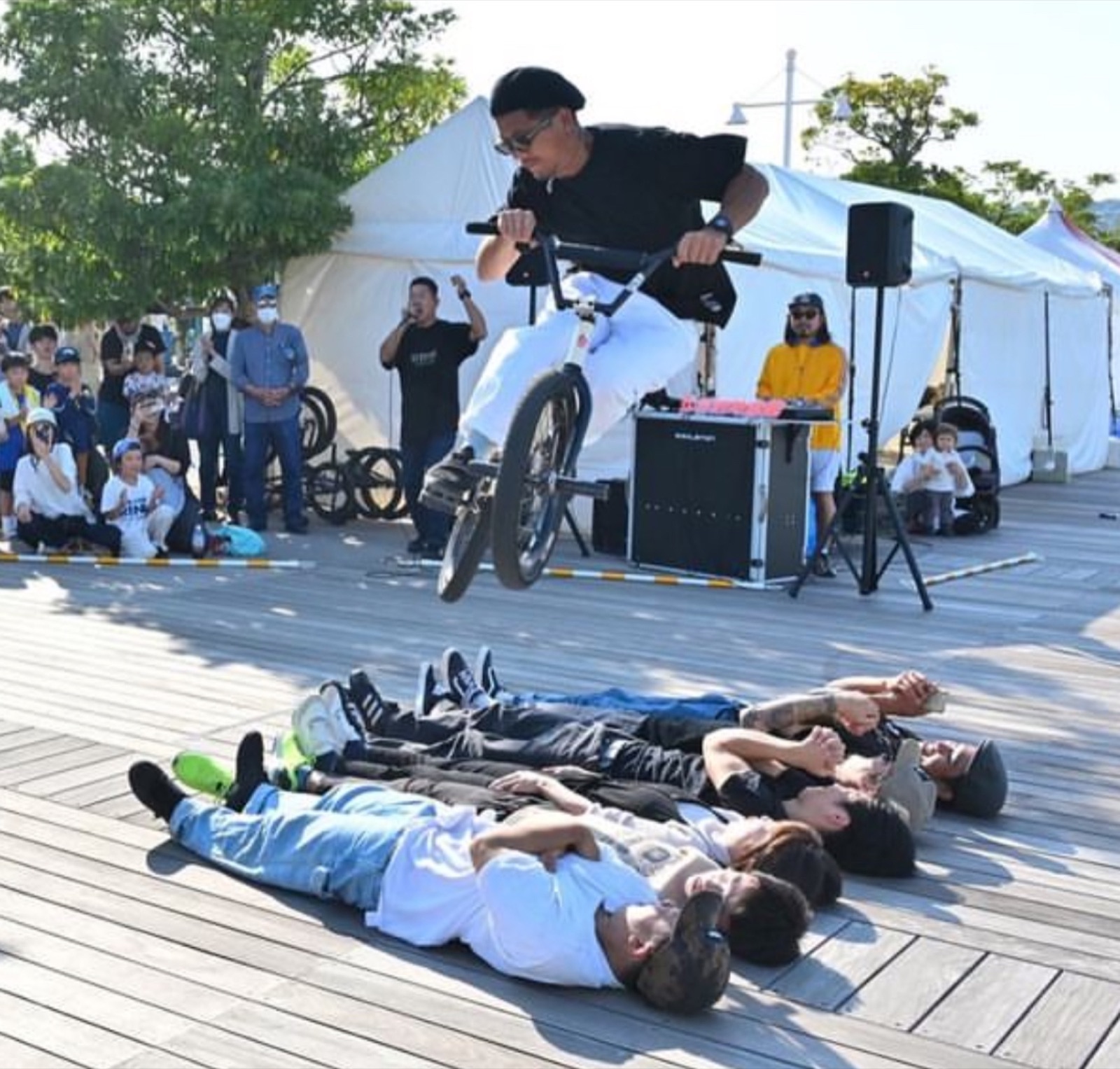 BMXライダーによるパフォーマンスショー